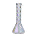 Human Grade Twisted Iridescent Beaker Pipe - Glasss Station
