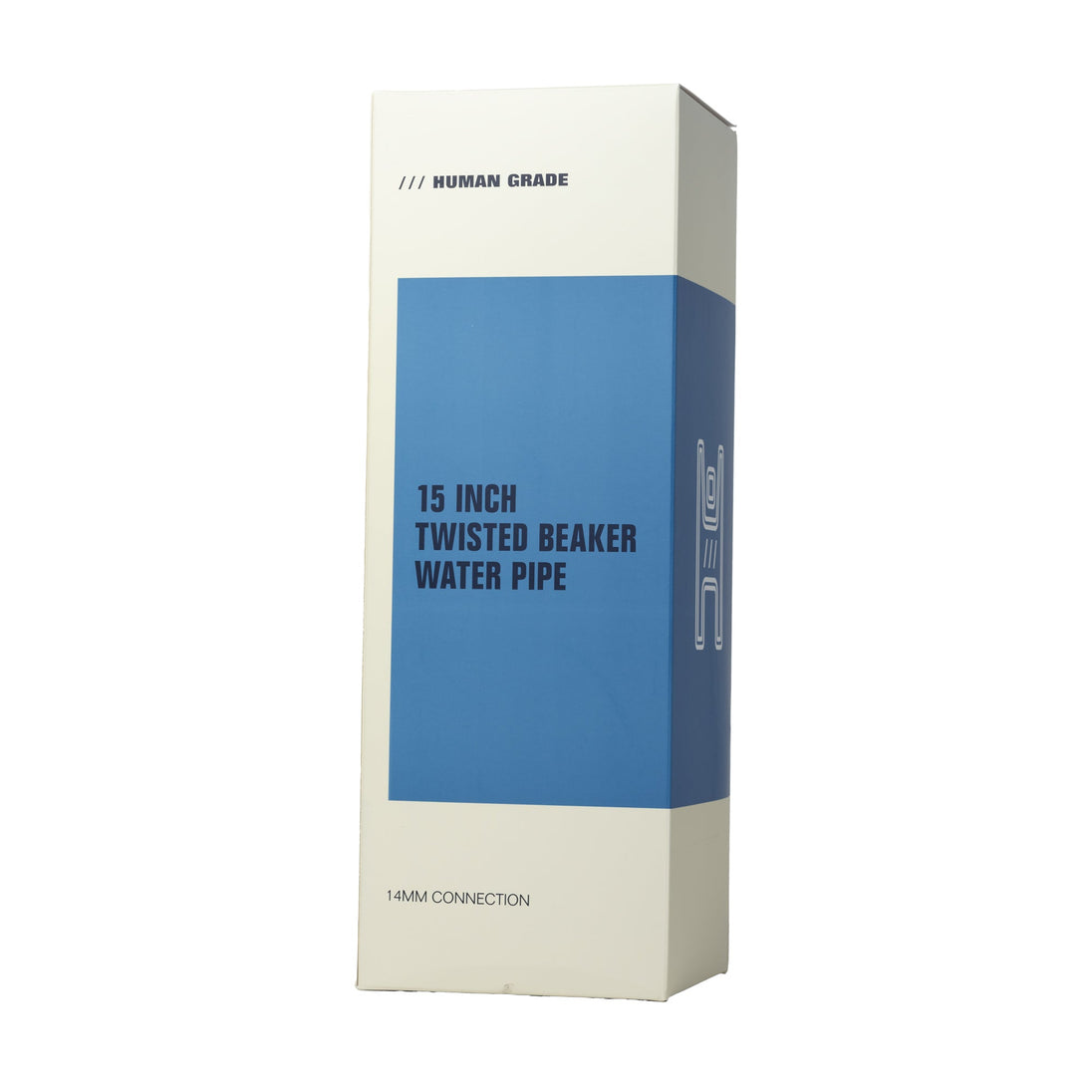 Human Grade Twisted Iridescent Beaker Pipe - Glasss Station