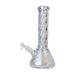 Human Grade Twisted Iridescent Beaker Pipe - Glasss Station