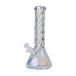 Human Grade Twisted Iridescent Beaker Pipe - Glasss Station