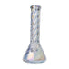Human Grade Twisted Iridescent Beaker Pipe - Glasss Station