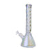 Human Grade Twisted Iridescent Beaker Pipe - Glasss Station