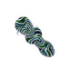 Hypnotist Triplets Wig Wag Swirls Chillum - Glasss Station