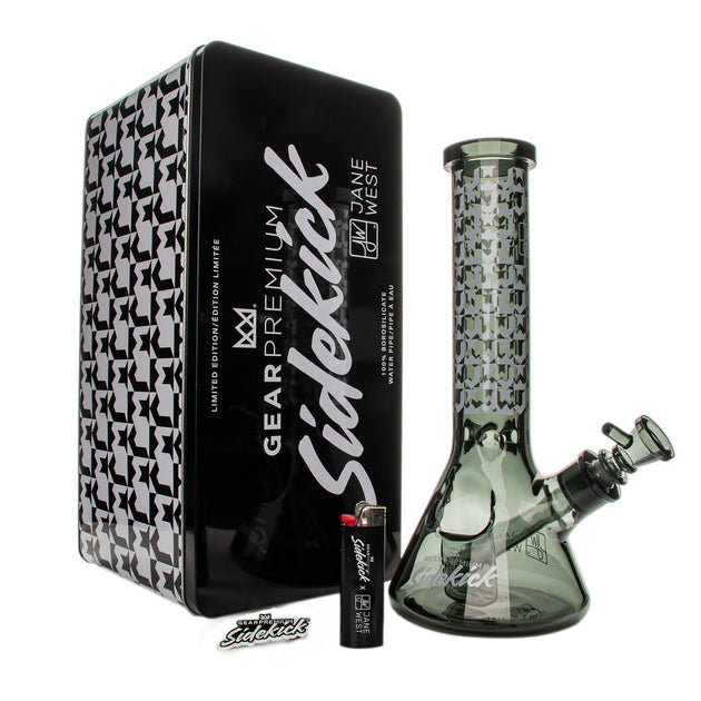 Jane West Limited Edition Sidekick Bong by GEAR Premium - Glasss Station