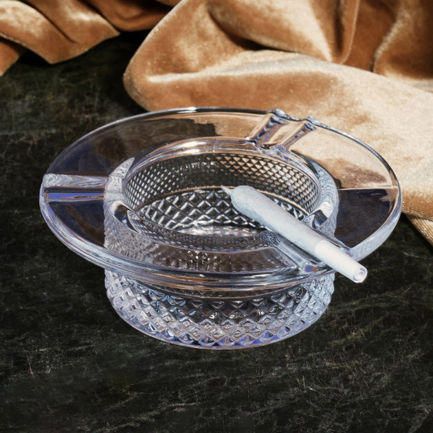 Jane West Twenties Collection Clear Ashtray - Glasss Station