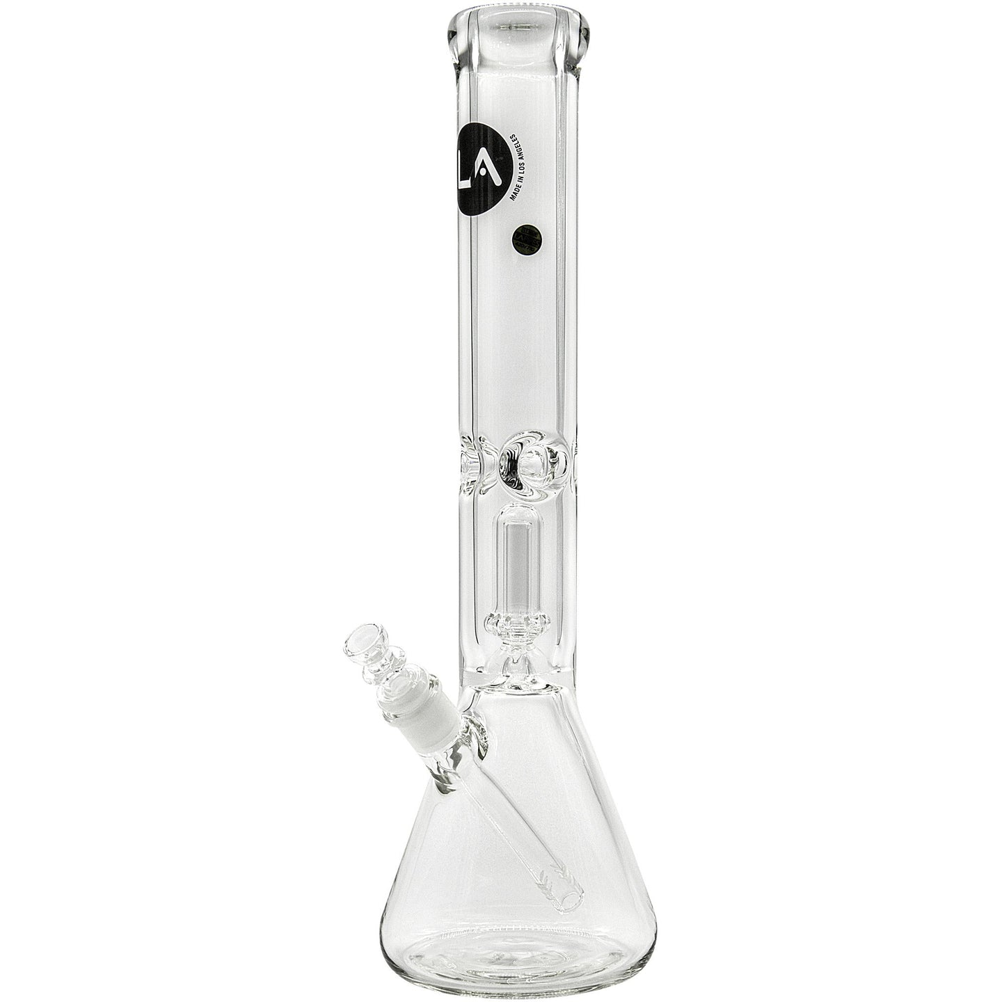 LA Pipes "King Bong" 9mm Shower Head Beaker Bong - Glasss Station