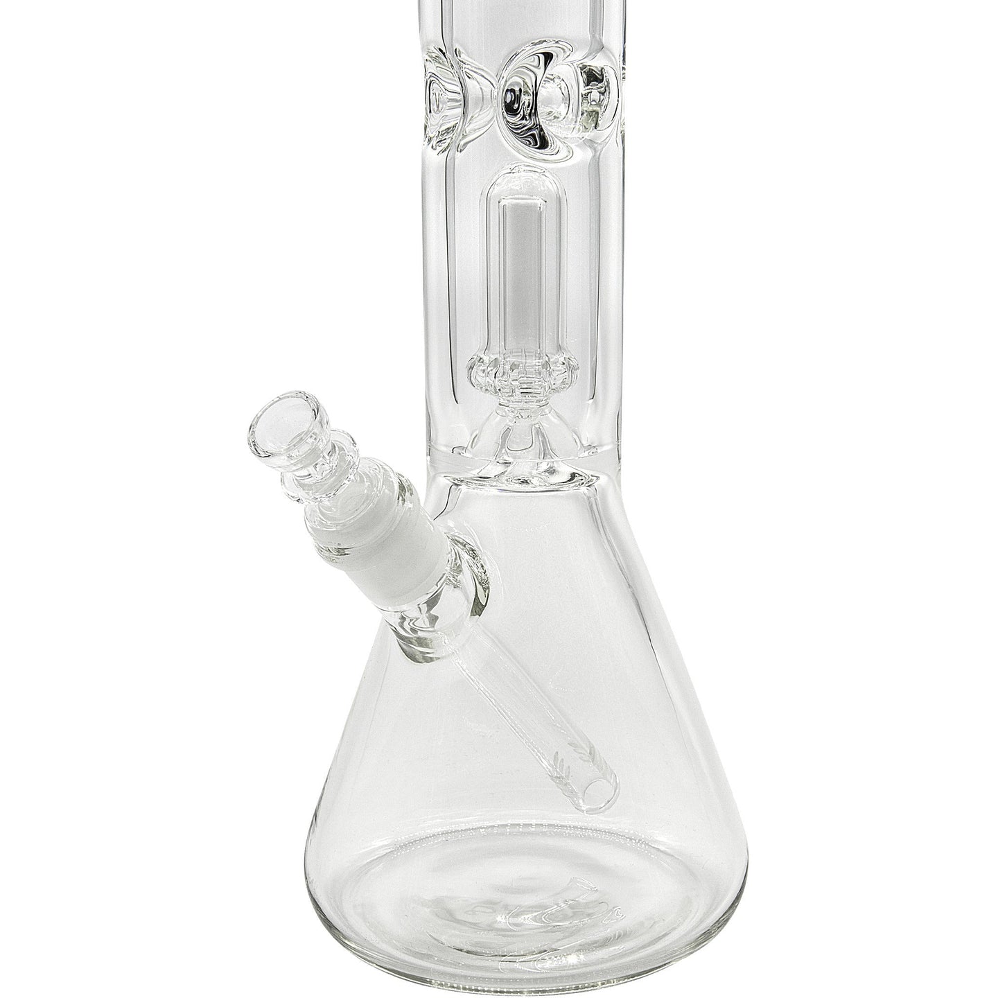 LA Pipes "King Bong" 9mm Shower Head Beaker Bong - Glasss Station