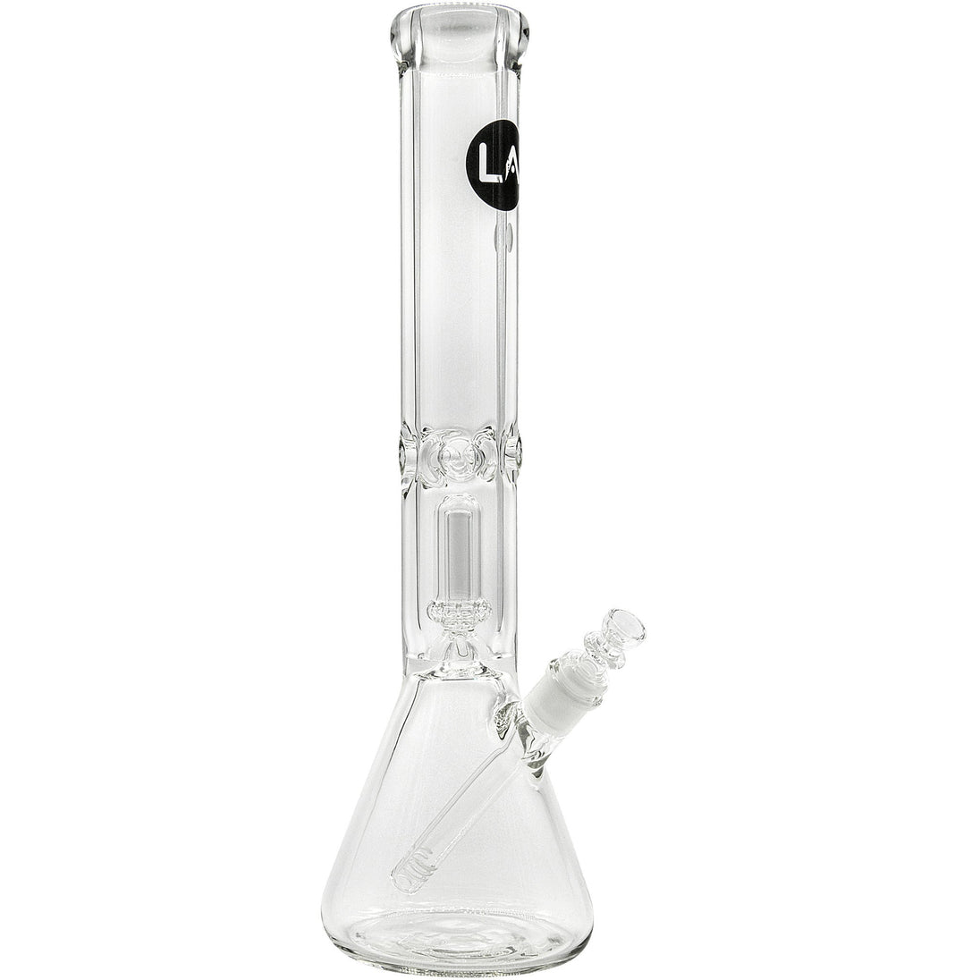 LA Pipes "King Bong" 9mm Shower Head Beaker Bong - Glasss Station