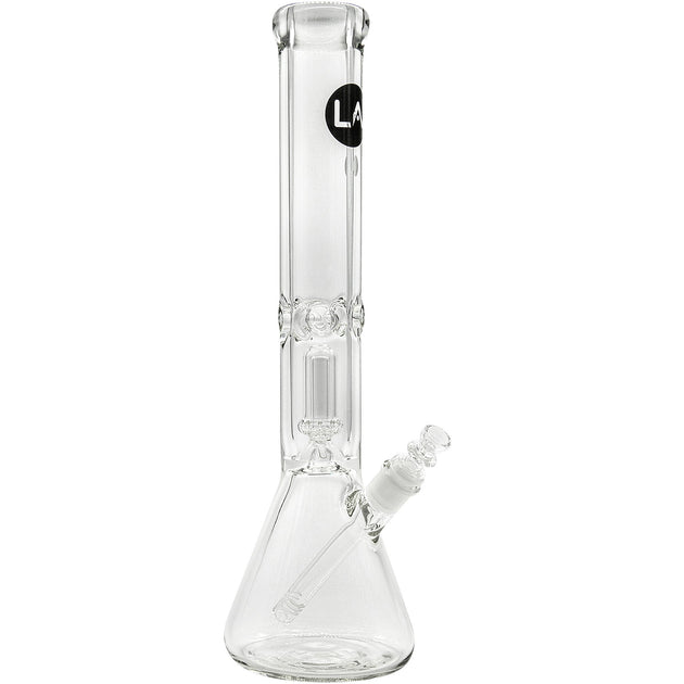 LA Pipes "King Bong" 9mm Shower Head Beaker Bong - Glasss Station