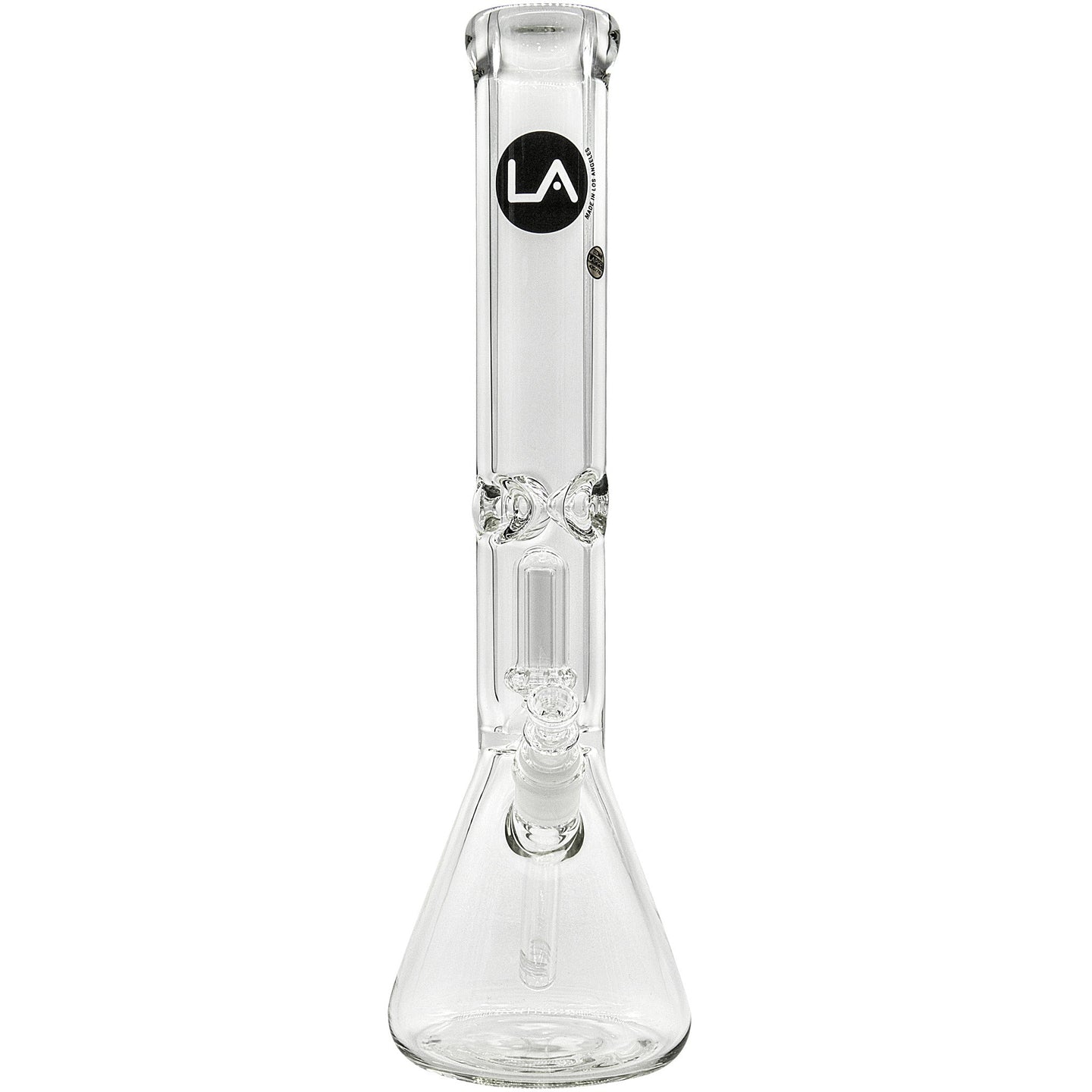 LA Pipes "King Bong" 9mm Shower Head Beaker Bong - Glasss Station