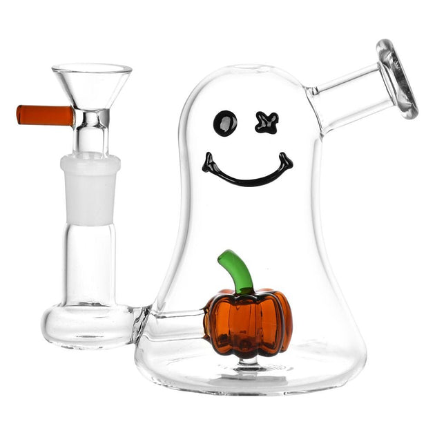 Li'l Ghosty Glass Water Pipe - Glasss Station