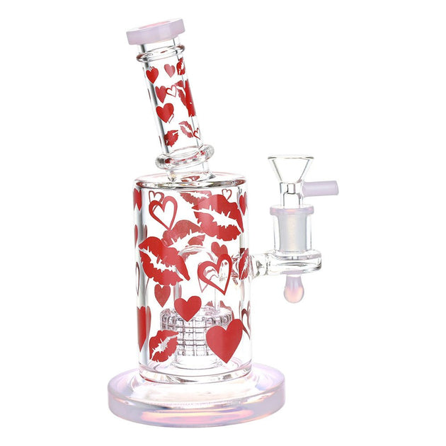 Lipstick Kiss Glass Water Pipe - Glasss Station