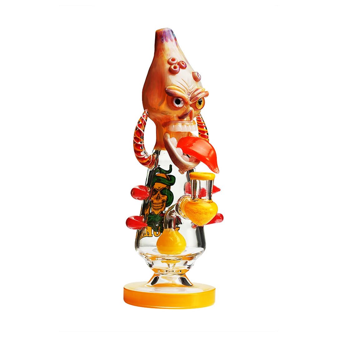 Lookah 11" Cool Skull Bone Water Pipe - Glasss Station