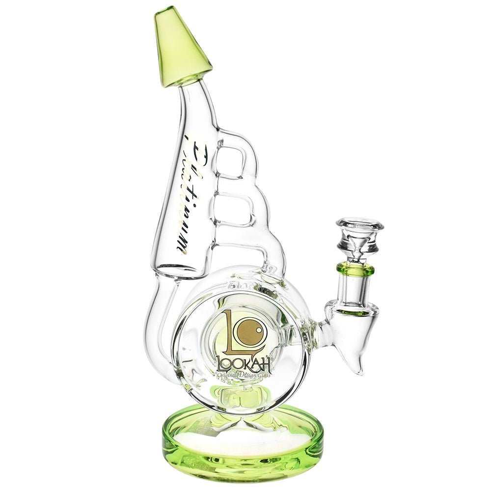 Lookah Glass Horn Recycler Water Pipe - Glasss Station