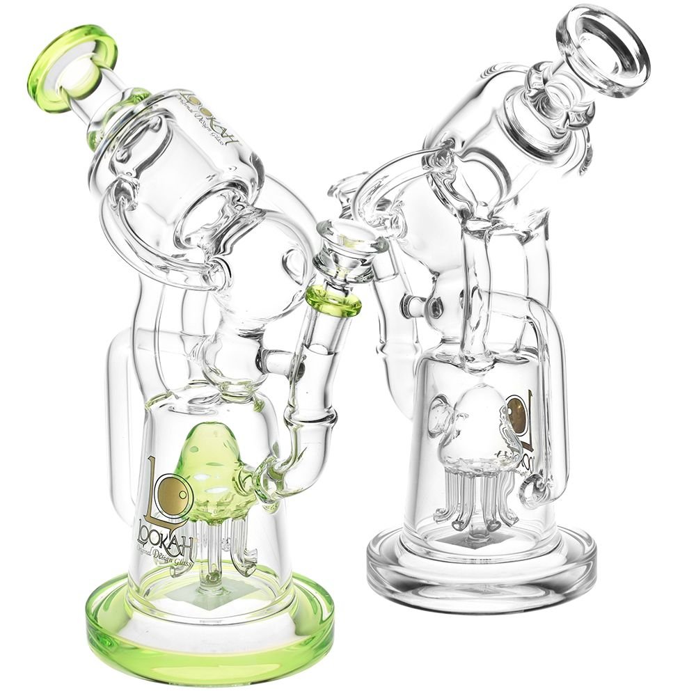 Lookah Glass Scoped Out Recycler Water Pipe - Glasss Station
