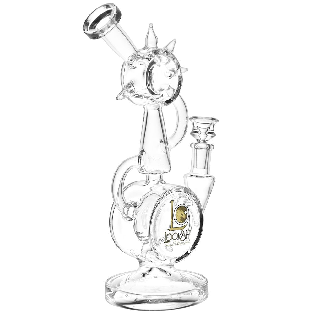 Lookah Glass Spiked Recycler Water Pipe - Glasss Station