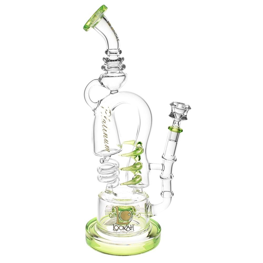 Lookah Glass Spiral Recycler Water Pipe - Glasss Station