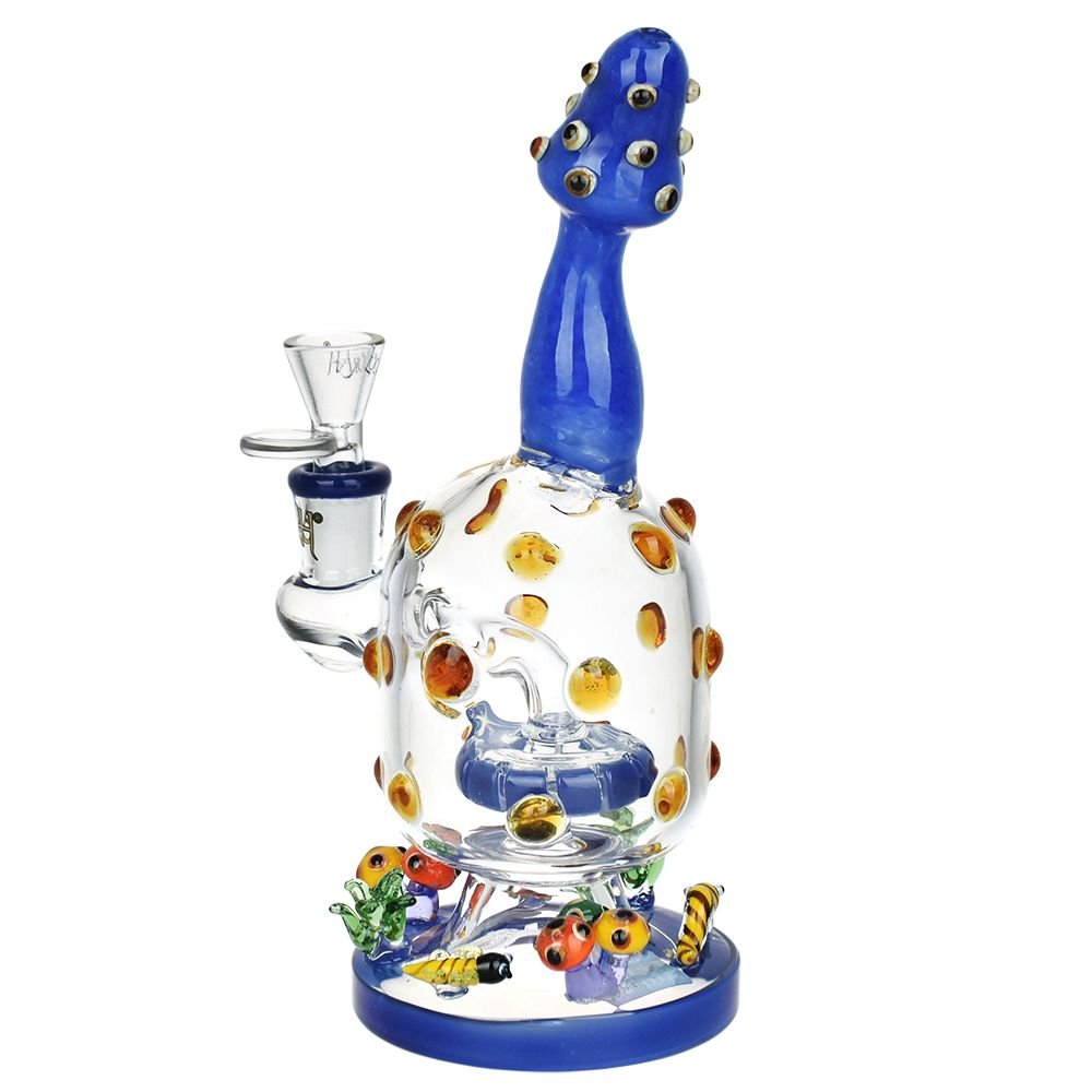 Lookah Glass Spotted Mushroom Water Pipe - Glasss Station