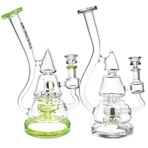 Lookah Glass Stacked Triangle Water Pipe - Glasss Station
