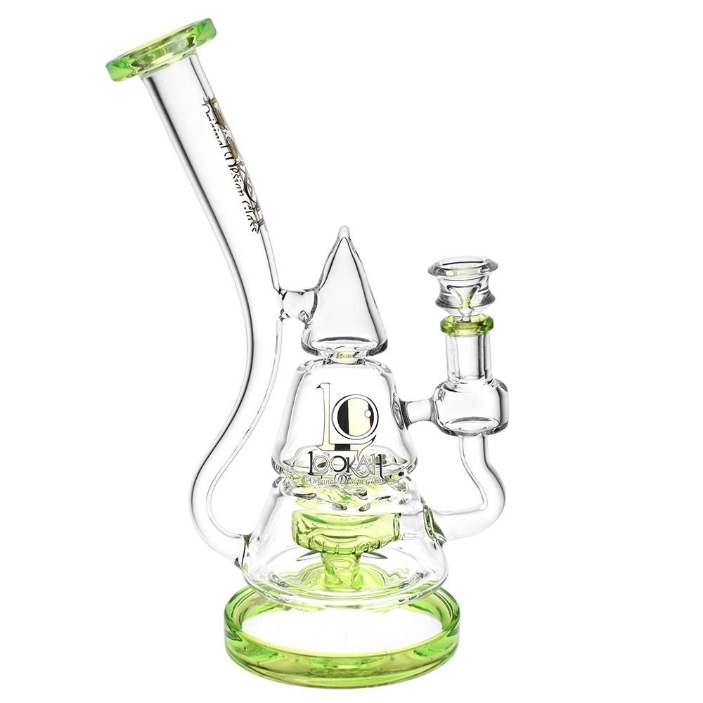 Lookah Glass Stacked Triangle Water Pipe - Glasss Station
