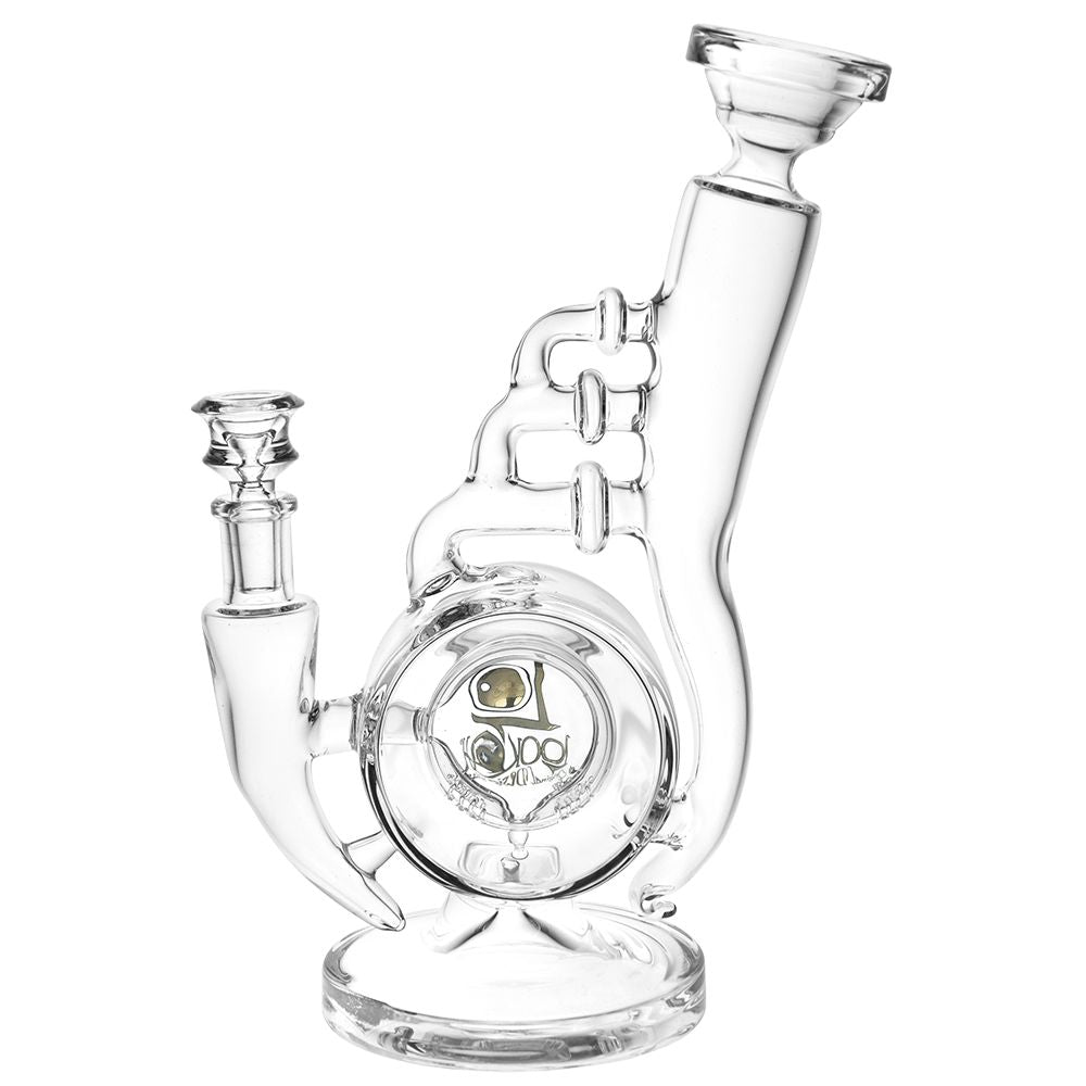 Lookah Glass Warped Recycler Water Pipe - Glasss Station