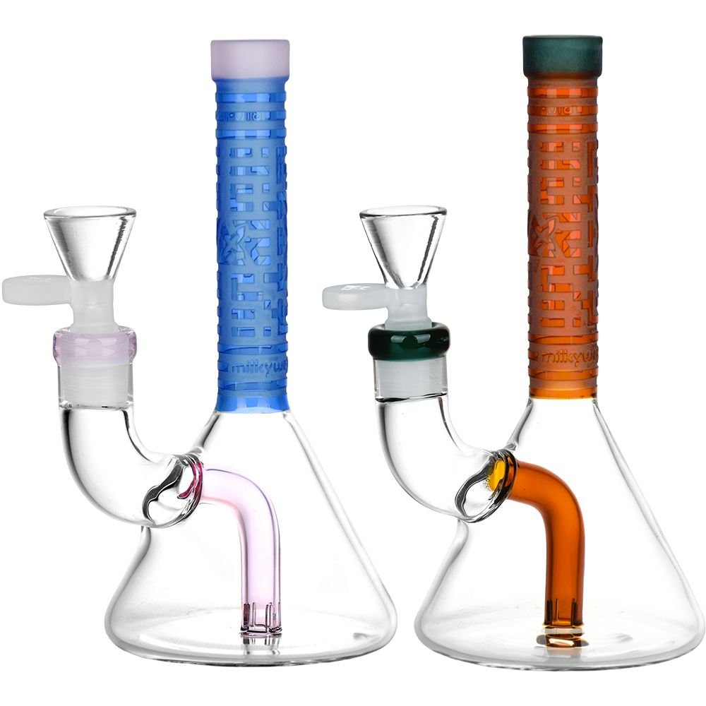 Milky Way Glass Bio - ID Beaker Bong - Glasss Station