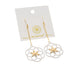 My Bud Vase Flower of Life Earrings - Glasss Station