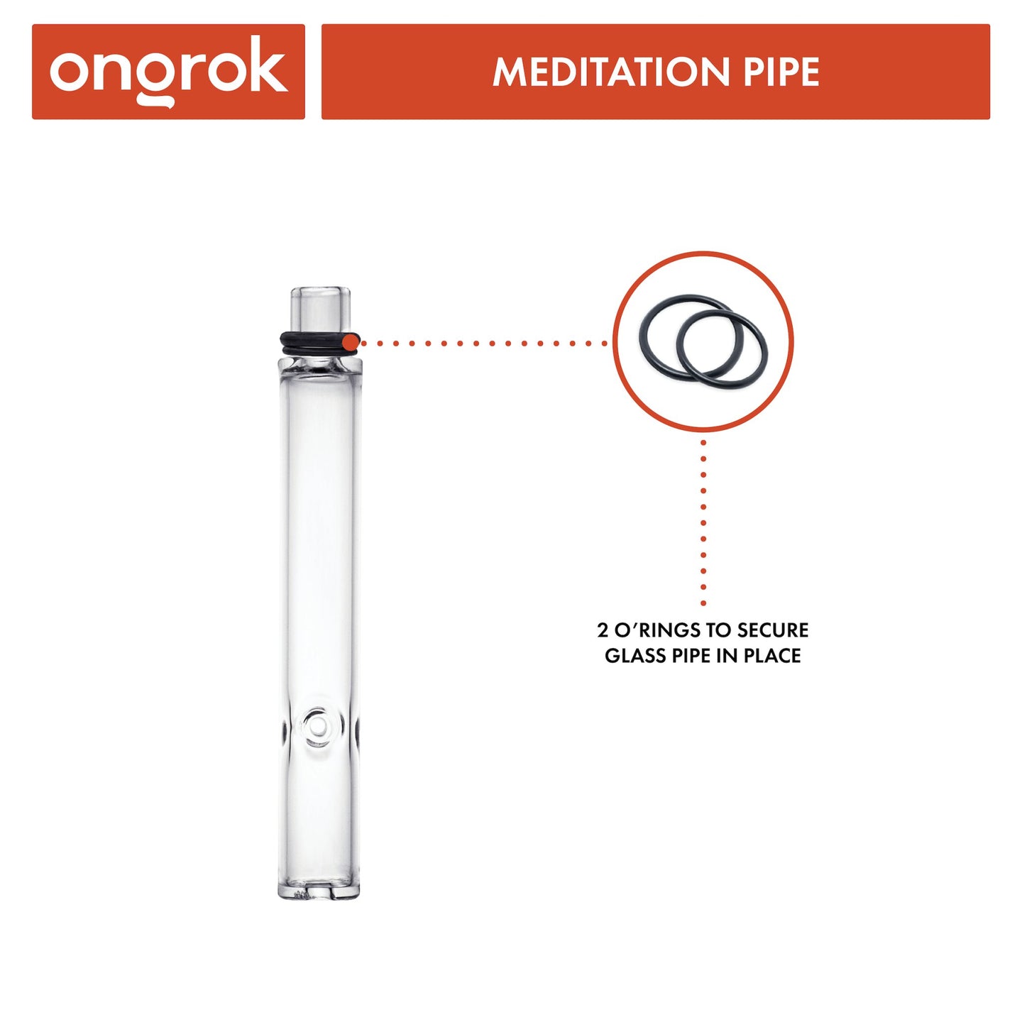 Ongrok Meditation Pipe - Glasss Station
