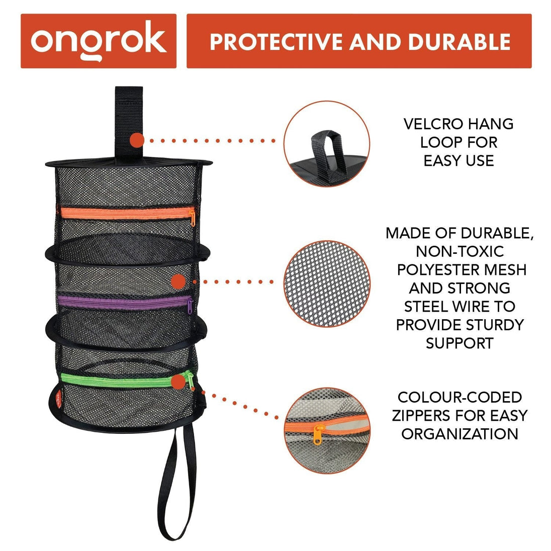Ongrok Mesh Drying Net - Glasss Station