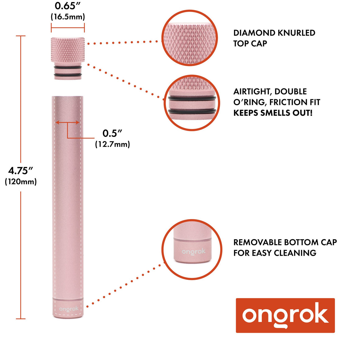 Ongrok Premium Single Storage Tube - Glasss Station