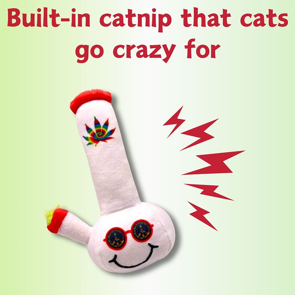 PAW:20 Lil' Billie Bong Catnip Cat Toy - Glasss Station