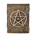 Pentagram Embossed Leather Journal - Glasss Station