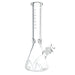 Piranha Logo Clear Beaker Bong - Glasss Station