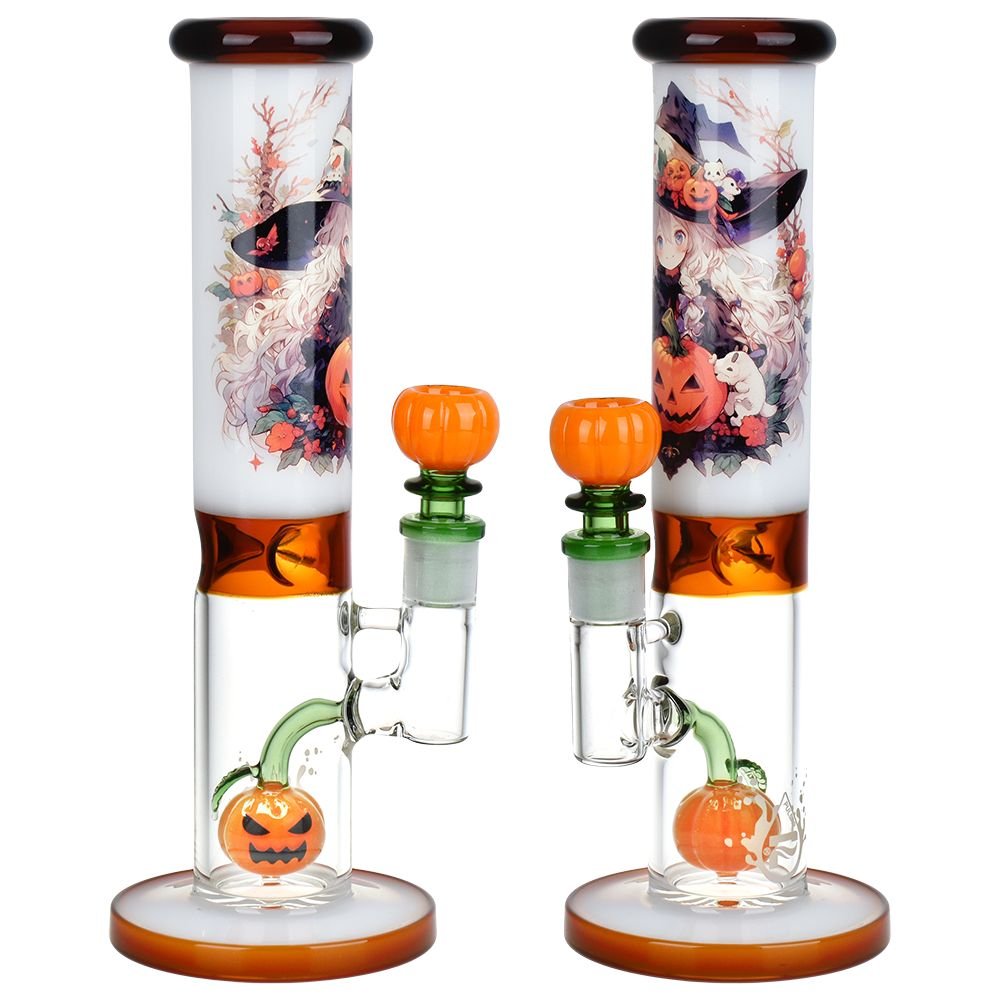 Pulsar Anime Halloween Straight Tube Water Pipe - Glasss Station