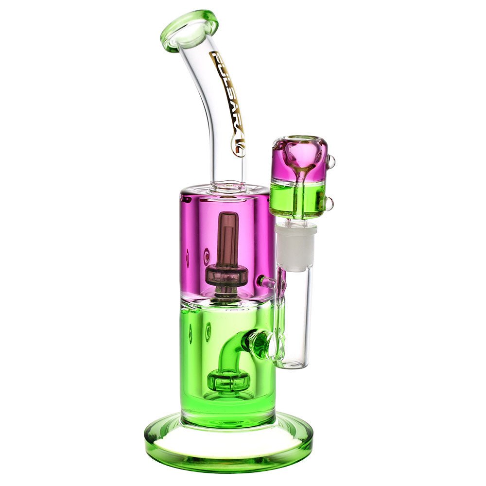 Pulsar Bicolor Glycerin Chugger Water Pipe - Glasss Station