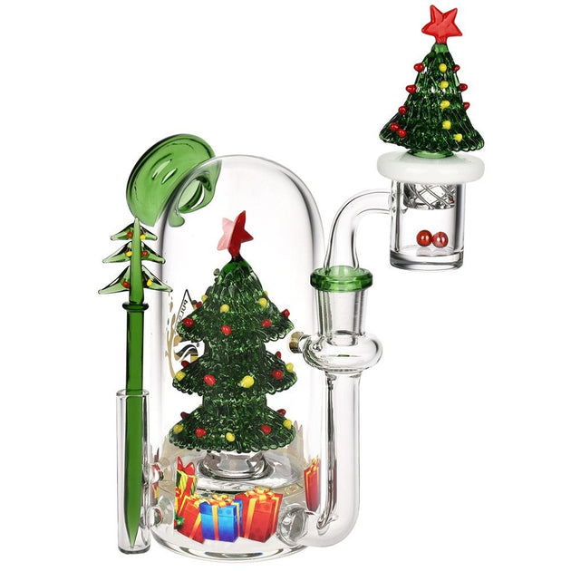 Pulsar Christmas Tree Glass Dab Rig Set - Glasss Station