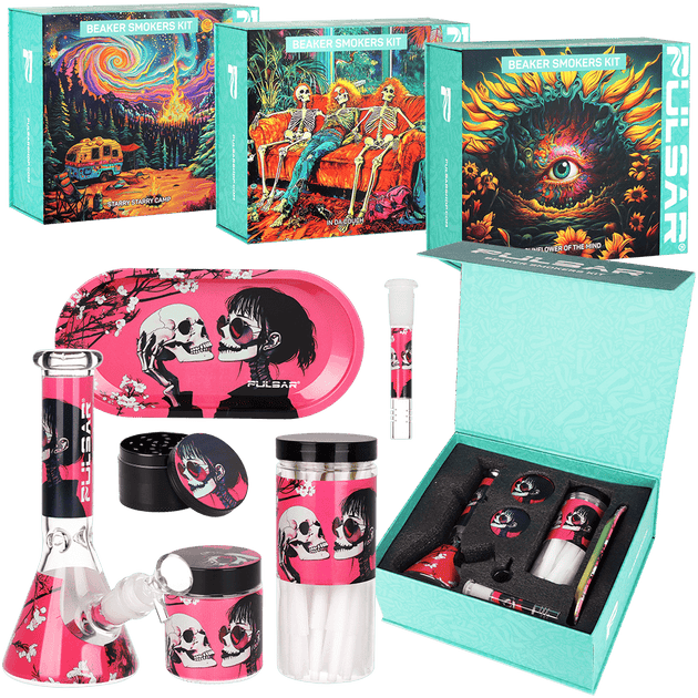 Pulsar Design Series Beaker Smoker's Kit - Glasss Station