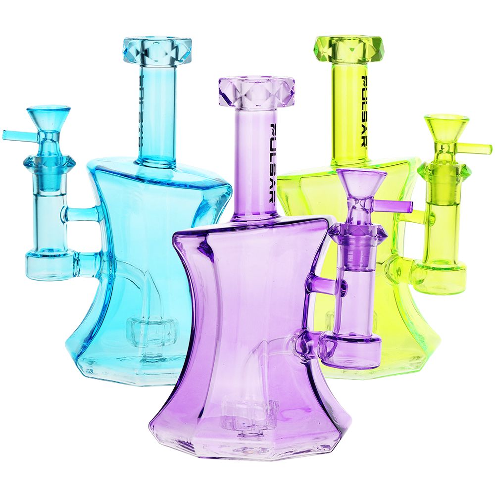 Pulsar Drippy Diamonds Water Pipe - Glasss Station