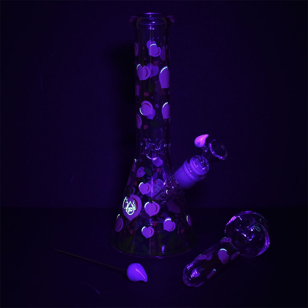 Pulsar Fruit Series Peaches & Cream Bong Set - Glasss Station