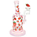 Pulsar Fruit Series Strawberry Cough Glow In The Dark Dab Rig Kit - Glasss Station