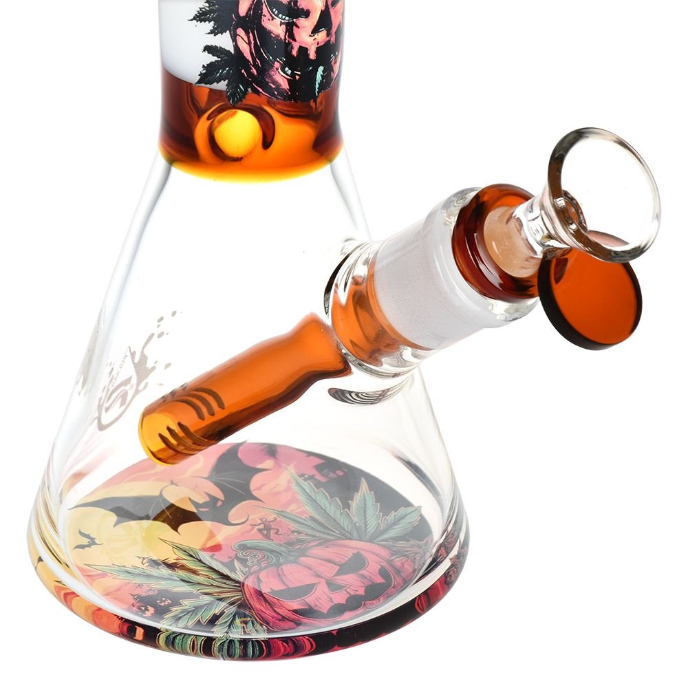 Pulsar Halloween Scene Beaker Bong - Glasss Station