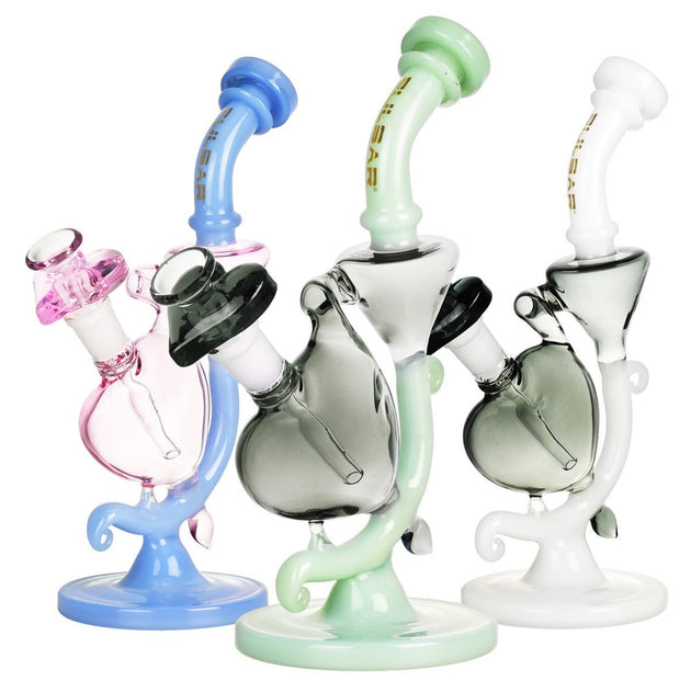 Pulsar Heart Recycler Water Pipe - Glasss Station