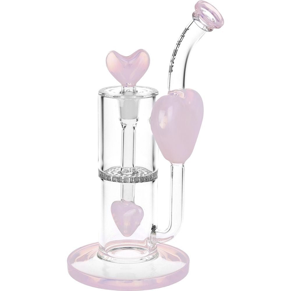 Pulsar Hearts on Hearts Recycler Water Pipe - Glasss Station