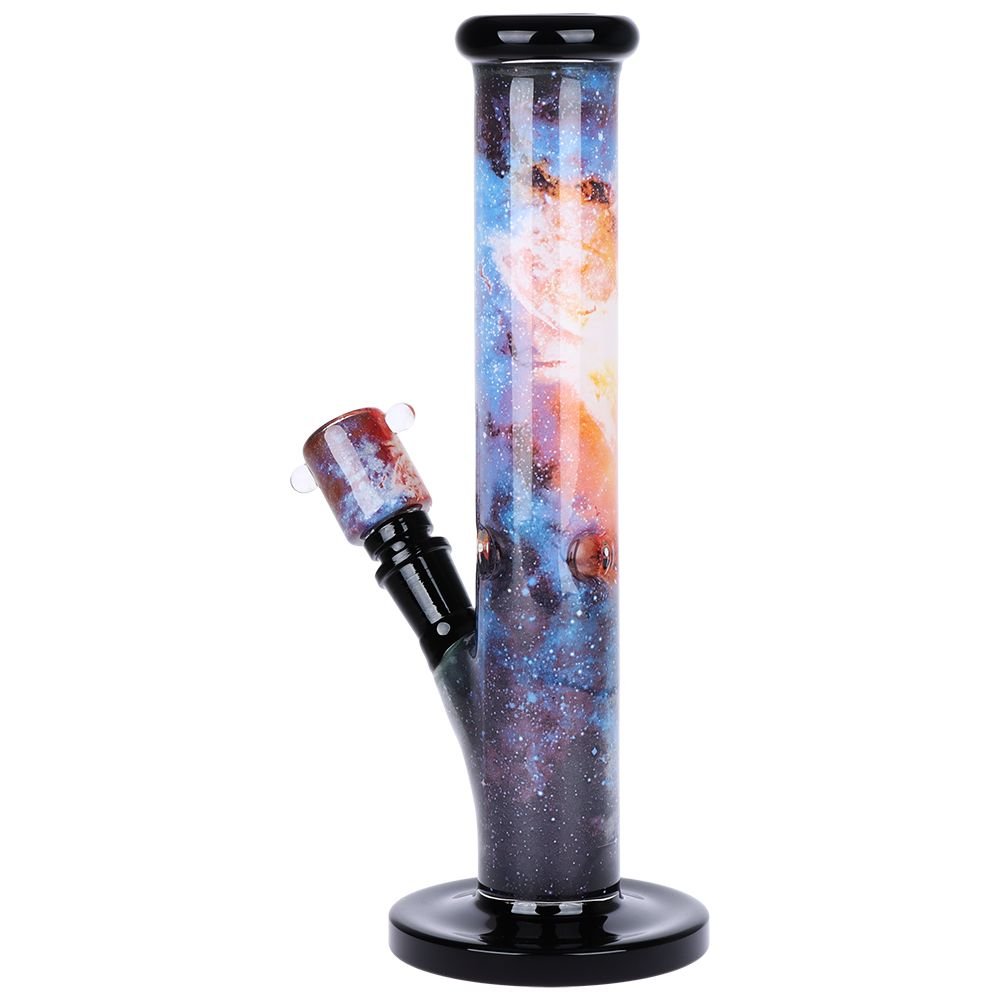 Pulsar Inside Print Straight Tube Water Pipe - Glasss Station