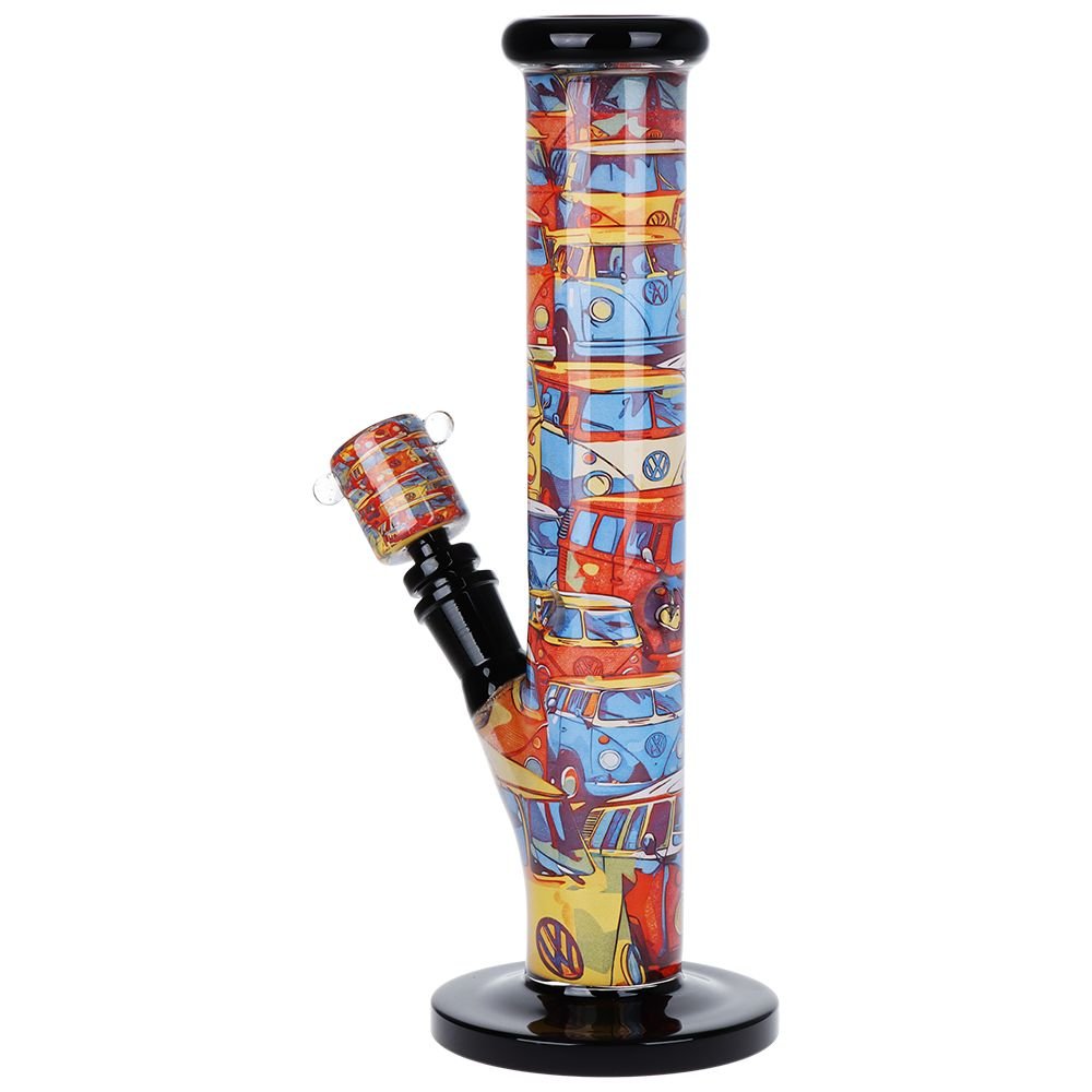 Pulsar Inside Print Straight Tube Water Pipe - Glasss Station