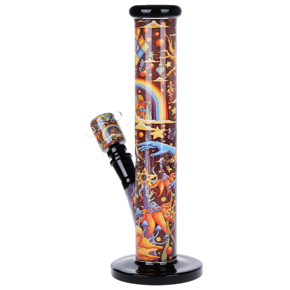 Pulsar Inside Print Straight Tube Water Pipe - Glasss Station