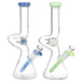 Pulsar Kinked Marble Glass Beaker Bong - Glasss Station
