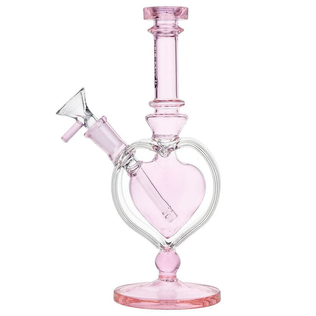 Pulsar Pink Heart Chalice Water Pipe - Glasss Station