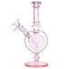 Pulsar Pink Heart Chalice Water Pipe - Glasss Station