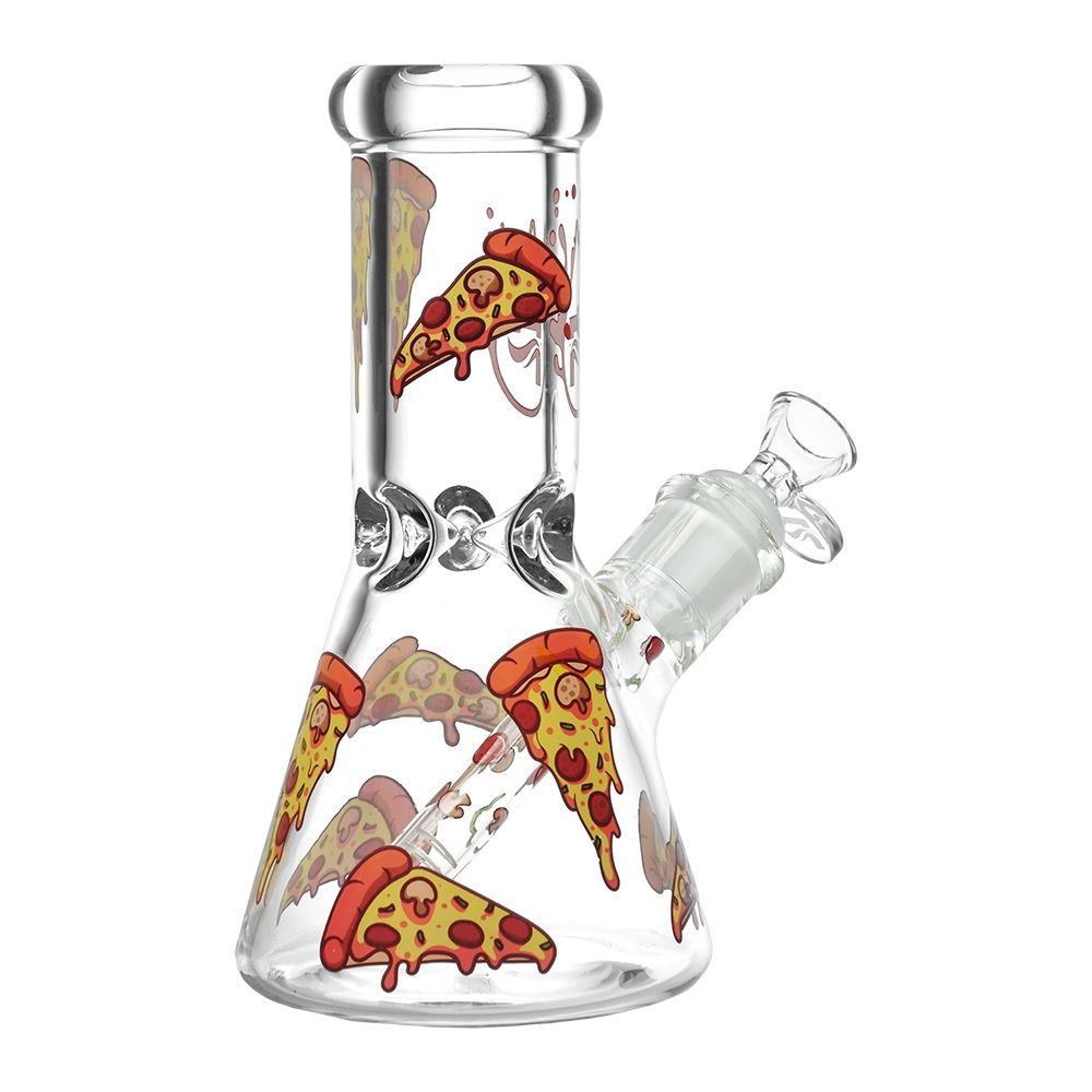 Pulsar Pizza Design Beaker Bong - Glasss Station